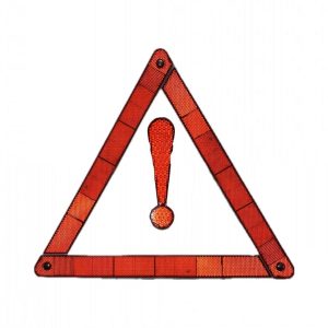 Знак аварийной остановки в кейсе