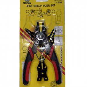 Пассатижи для снятия стопорных колец со сменными головками 4в1